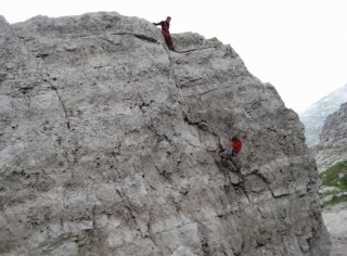 Arrampicata sulle Dolomiti